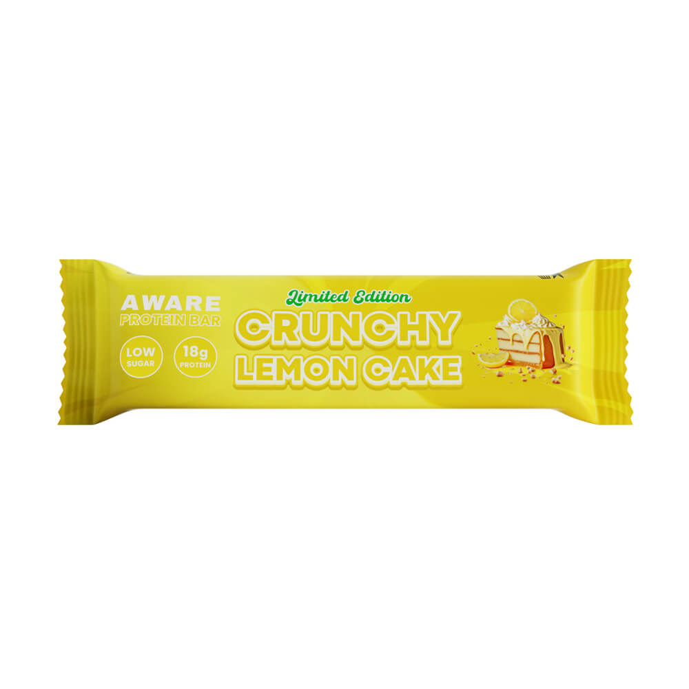 AWARE Protein Bar, 55 g, Crunchy Lemon Cake