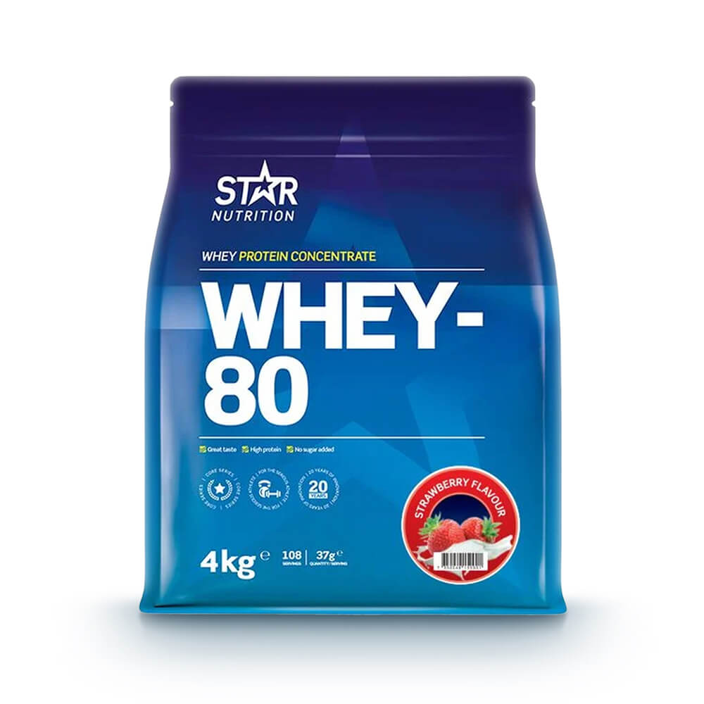 Whey-80, 4 kg, Strawberry