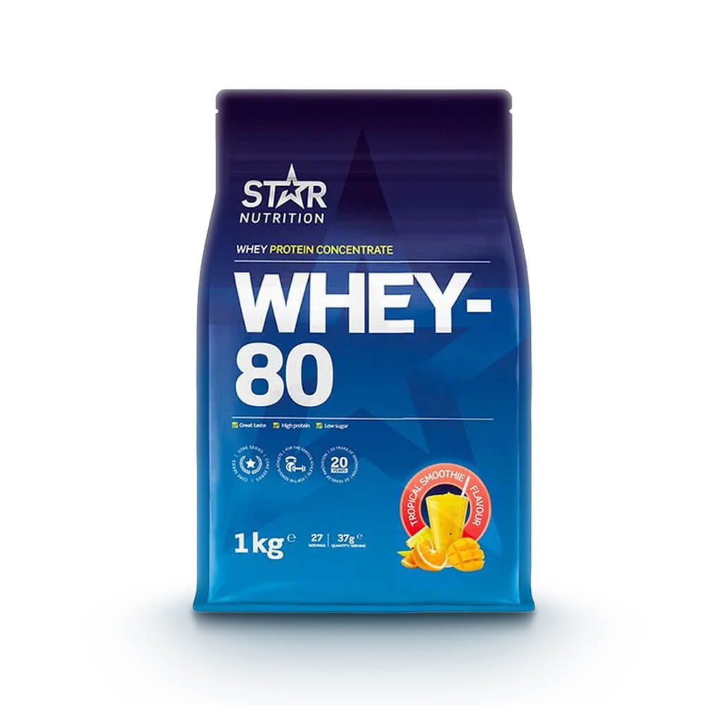 Whey-80, 1 kg, Tropical Smoothie