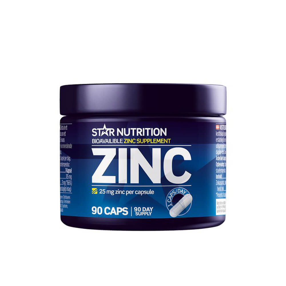 Zinc, 25 mg, 90 kaplsar, Star Nutrition