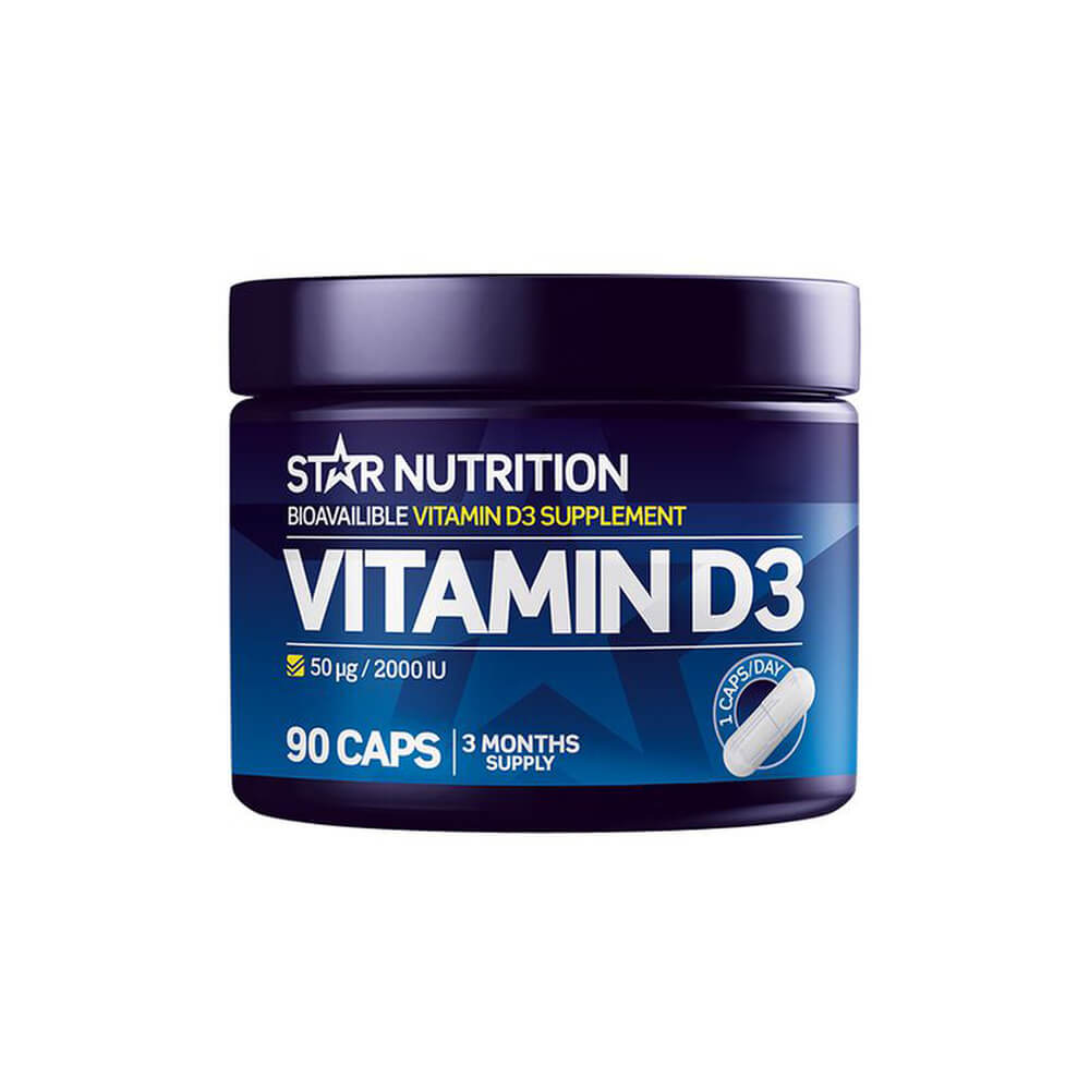 Vitamin D3, 90 kapslar, Star Nutrition