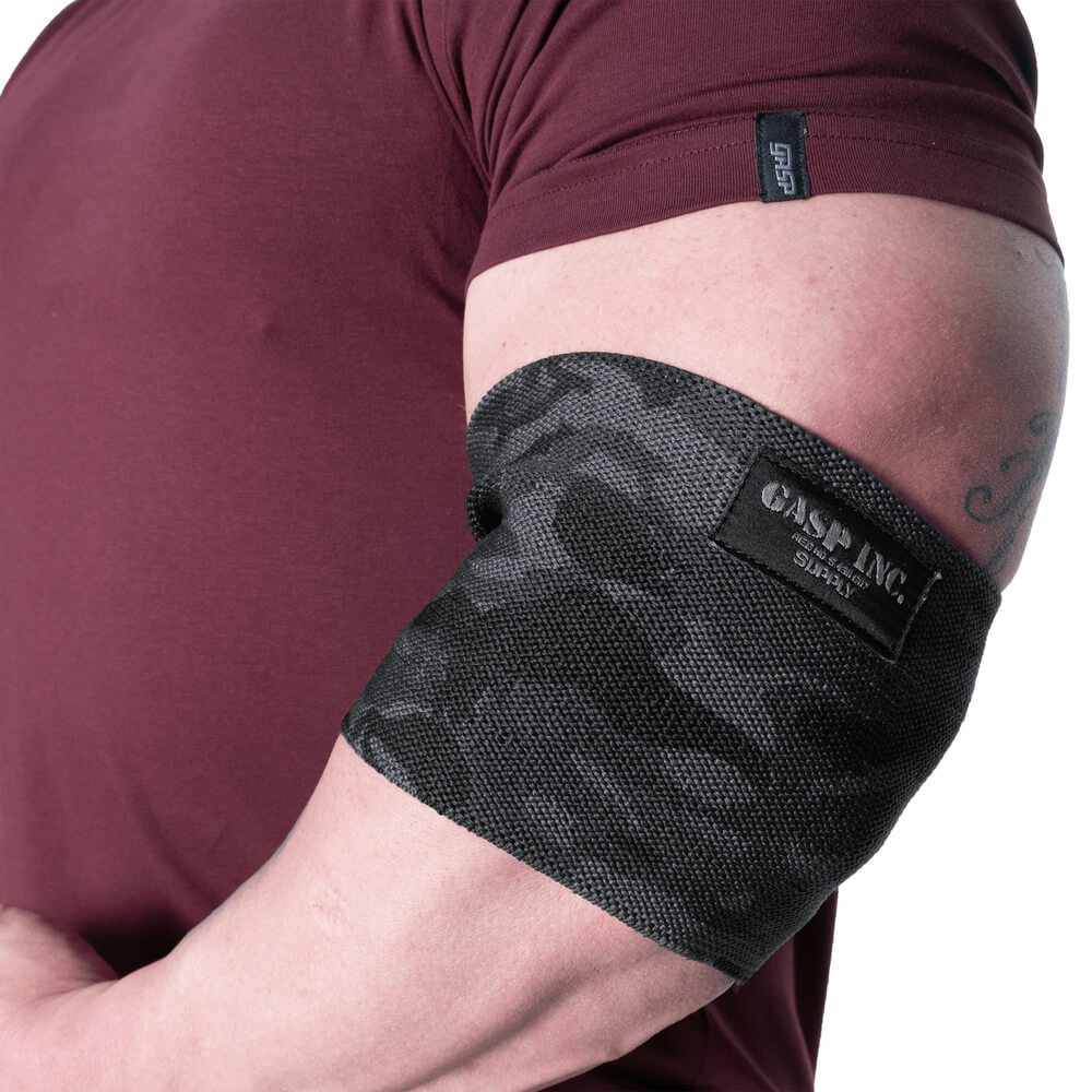 Heavy Duty Elbow Sleeve, dark camo, 10.5 inches