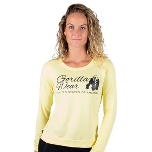 Riviera Sweatshirt light yellow Gorilla Wear