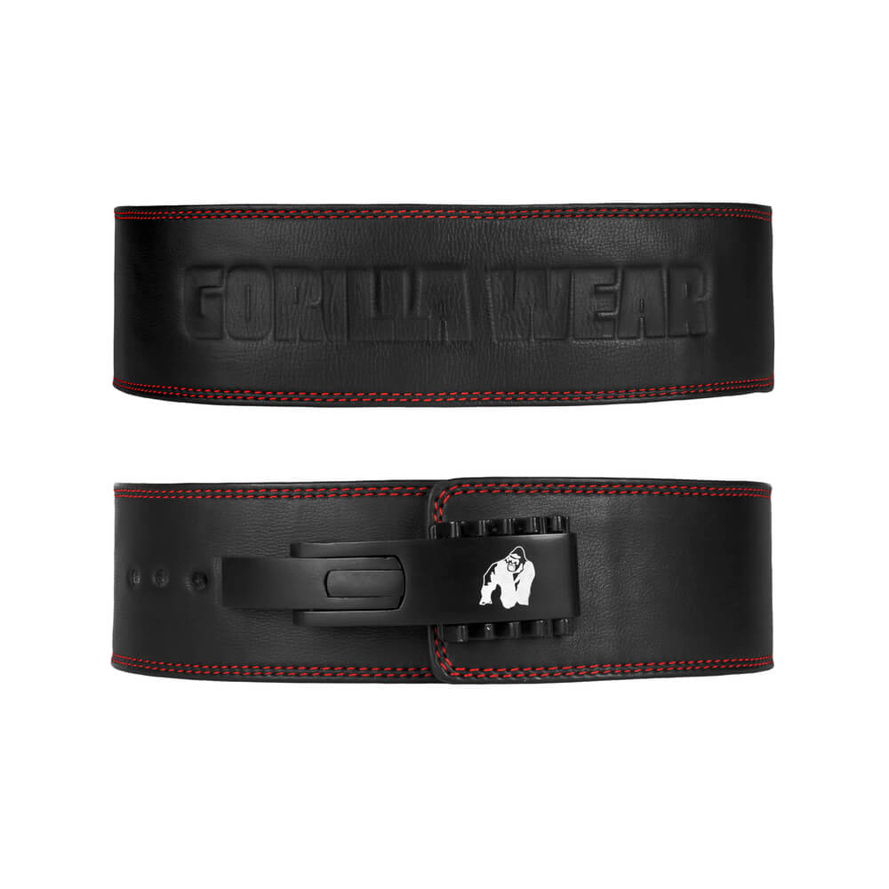 4 Inch Premium Lever Belt, black, large/xlarge