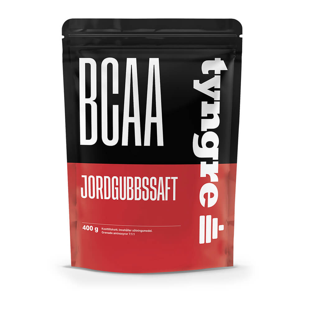 Tyngre BCAA, 400 g, Jordgubbssaft