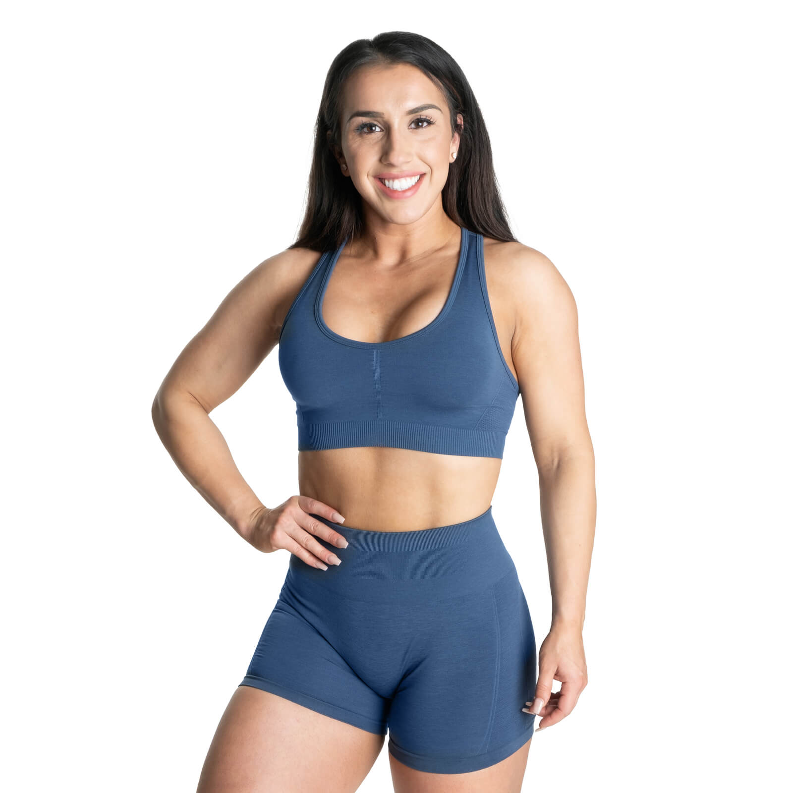 Scrunch Sports Bra, sky blue, Better Bodies