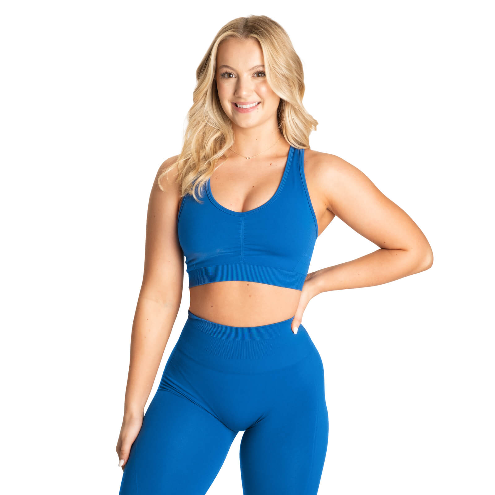 Scrunch Sports Bra, cobalt blue, Better Bodies