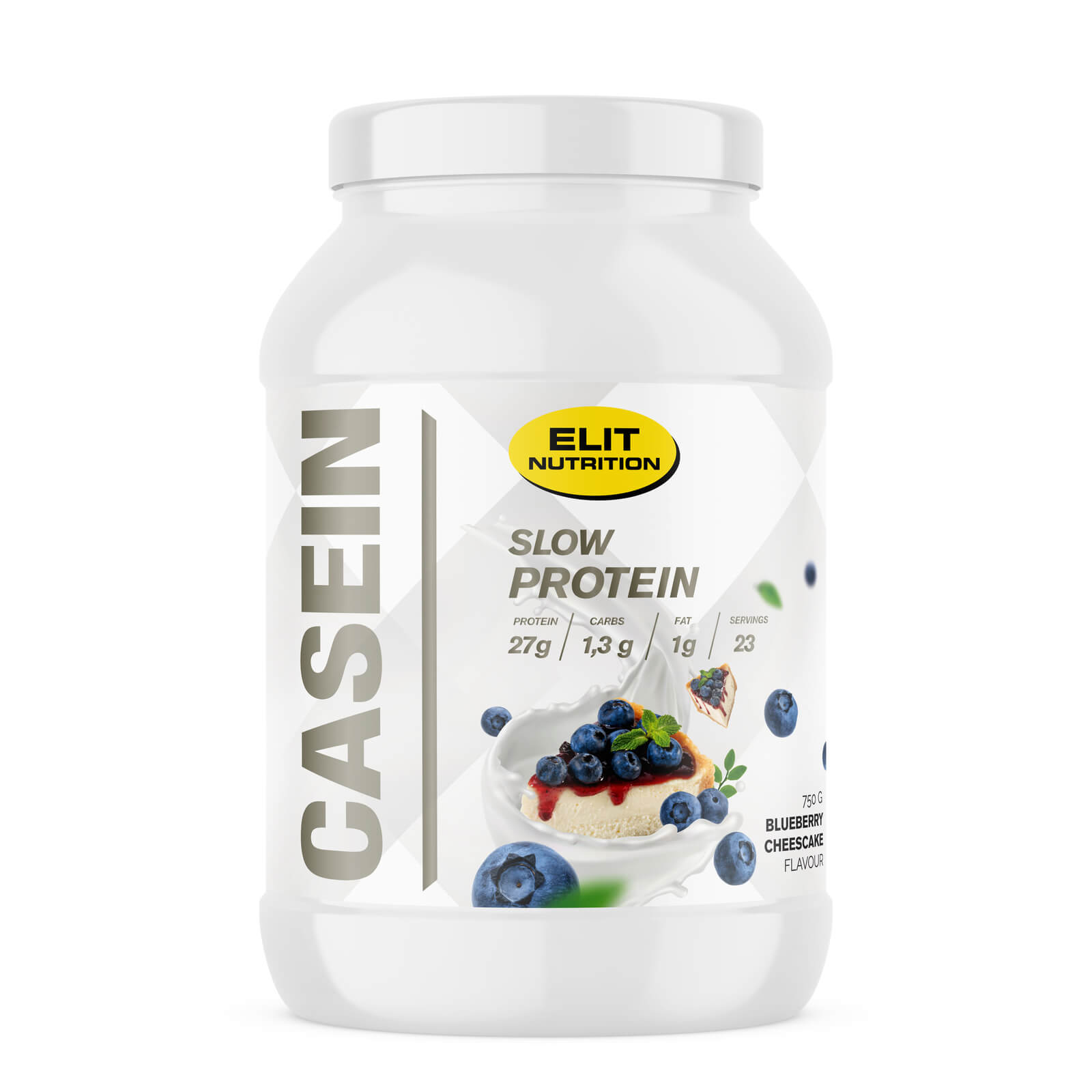 Kolla in Casein Protein, 750 g, Elit Nutrition hos SportGymButiken.se