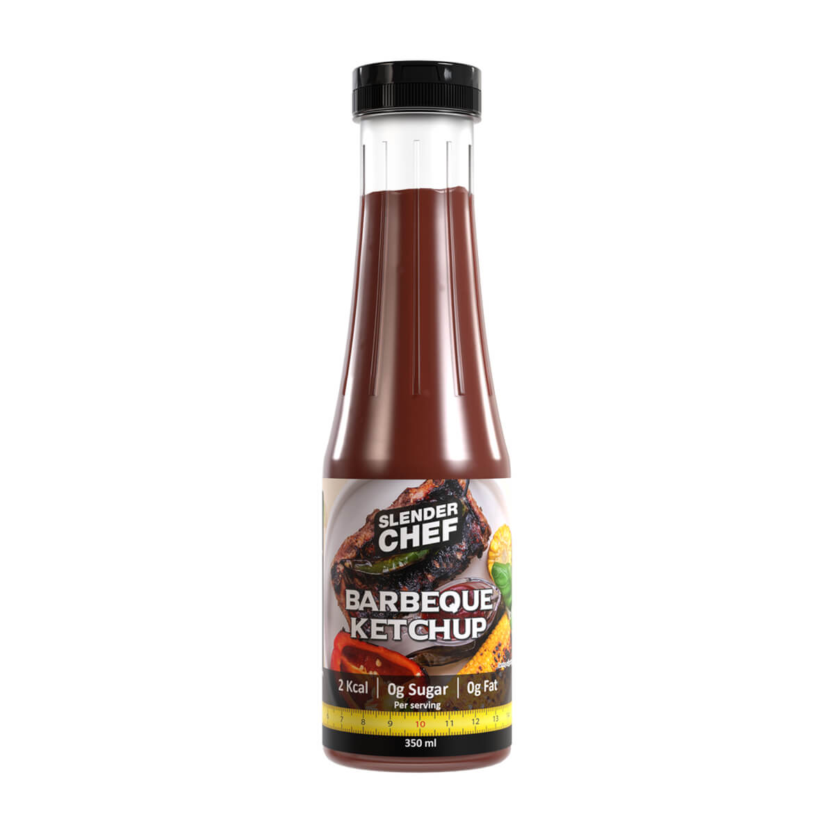 Kolla BBQ Ketchup, 350 ml, Slender Chef hos SportGymButiken.se