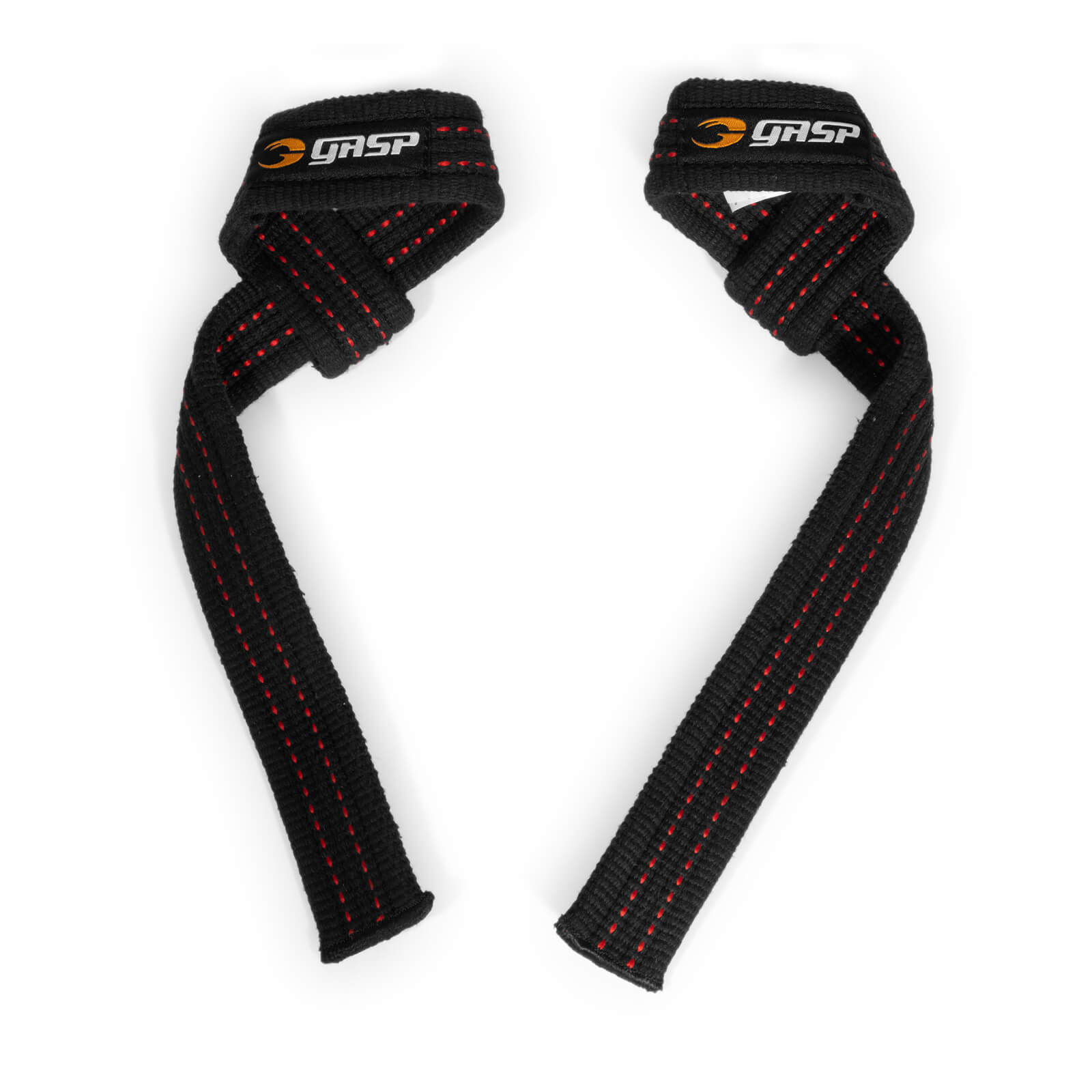 Kolla in GASP Lifting Straps, black/red, GASP hos SportGymButiken.se