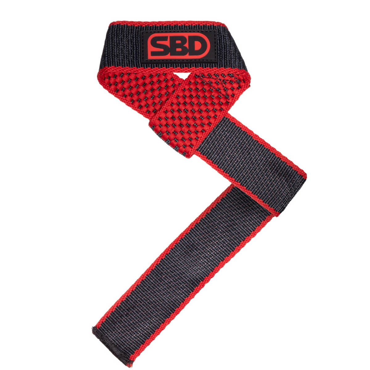 Kolla in SBD Lifting Straps, black/red, SBD Apparel hos SportGymButiken.se