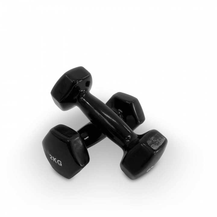 Kolla in Vinylhantel Black, 2 x 2 kg, JTC Power hos SportGymButiken.se