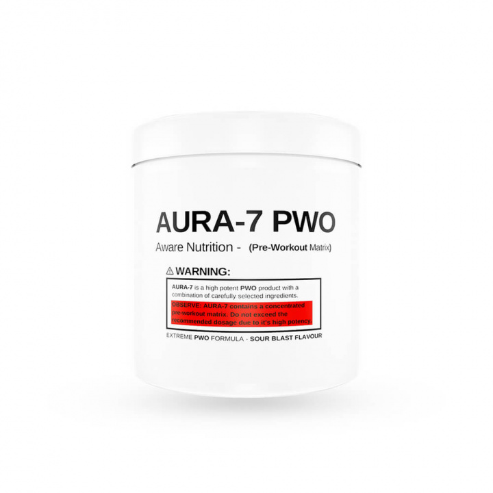 Kolla PWO Aura-7, 400 g, Sour Blast hos SportGymButiken.se