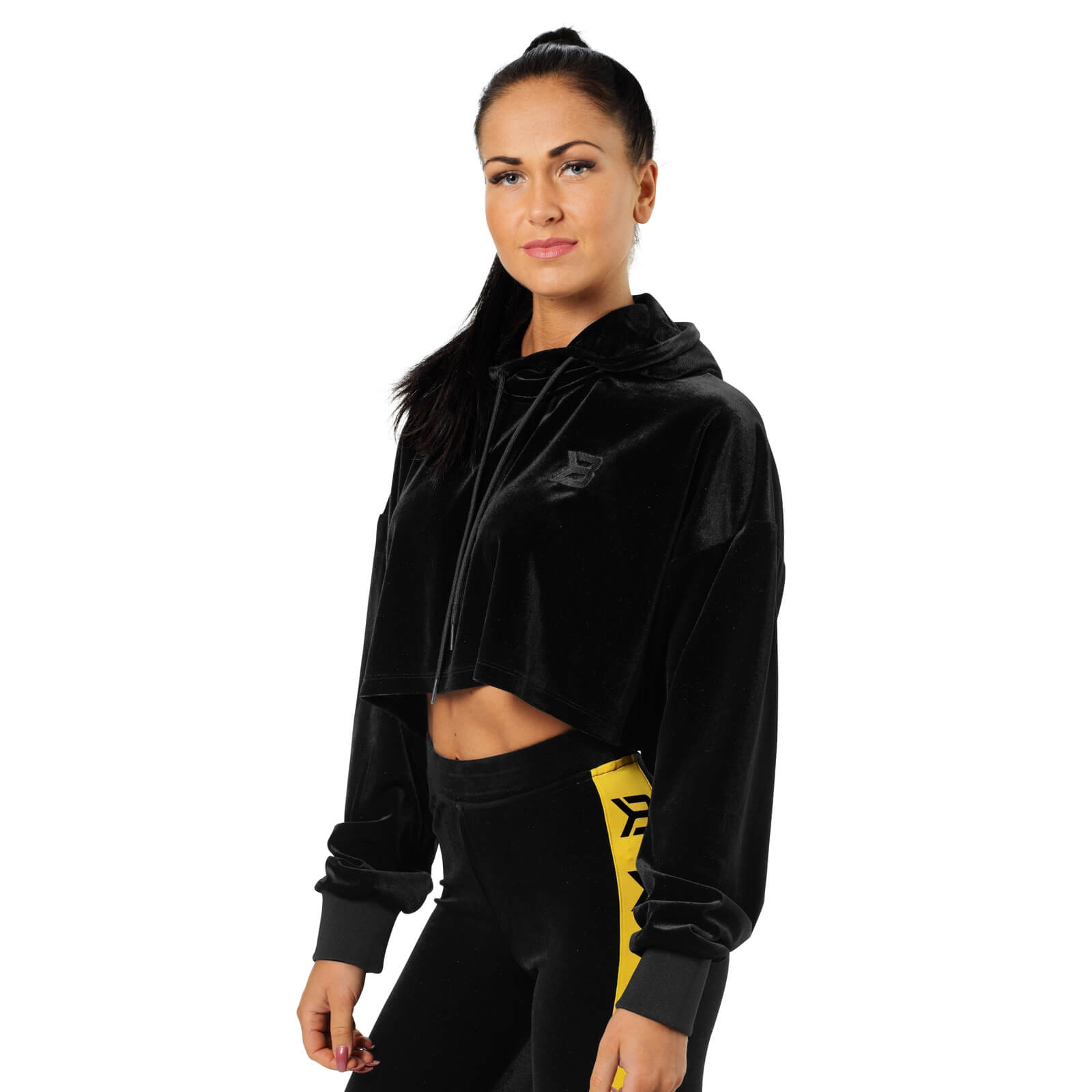 Kop Chrystie Crop Hoodie black Better Bodies Sportgymbutiken