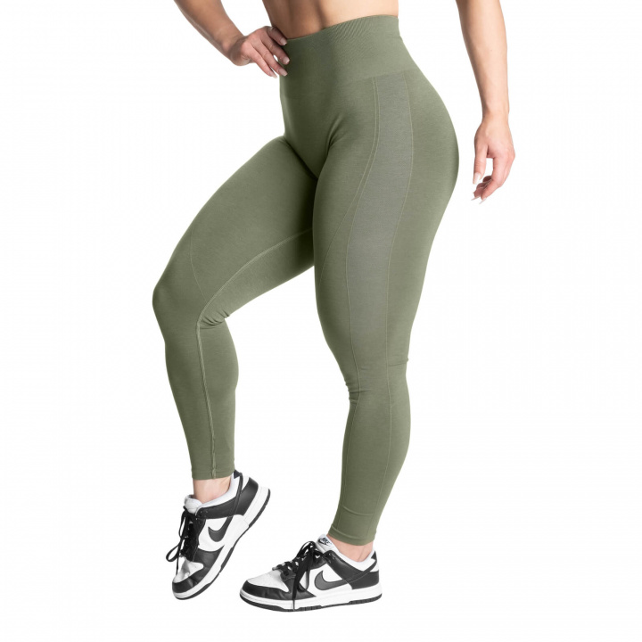 Scrunch Leggings, washed green, Better Bodies i gruppen Damkläder / Byxor & Tights / Träningstights hos Sportgymbutiken.se (BB-111079-664r)