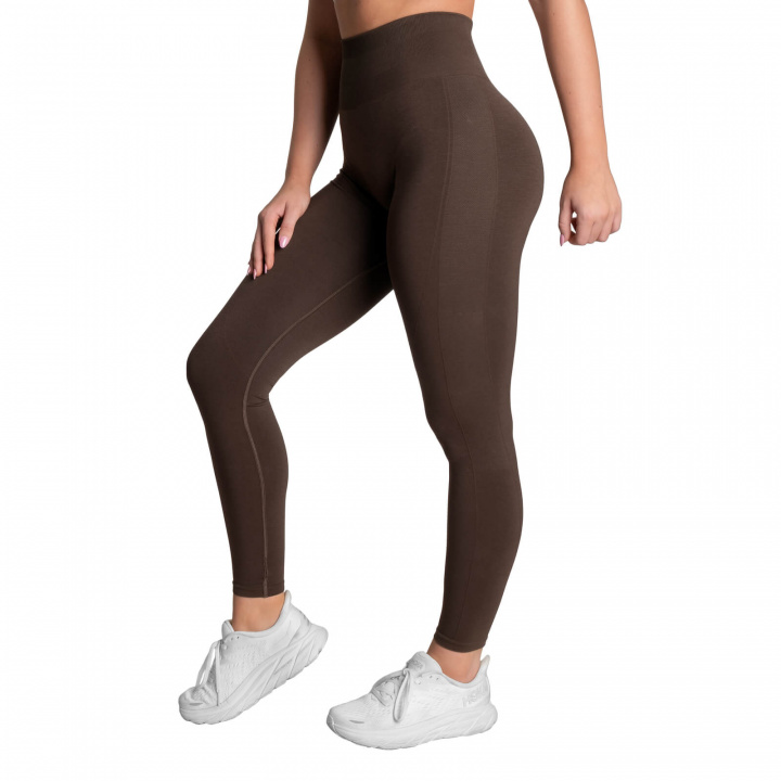 Scrunch Leggings, timber, Better Bodies i gruppen Damkläder / Byxor & Tights / Träningstights hos Sportgymbutiken.se (BB-111079-780r)