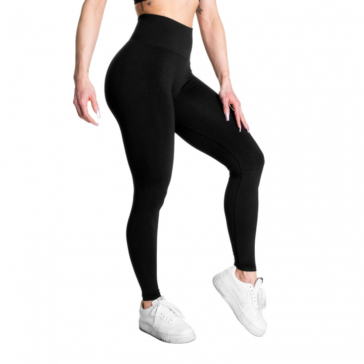 Scrunch Leggings, black, Better Bodies i gruppen Damkläder / Byxor & Tights / Träningstights hos Sportgymbutiken.se (BB-111079-999r)