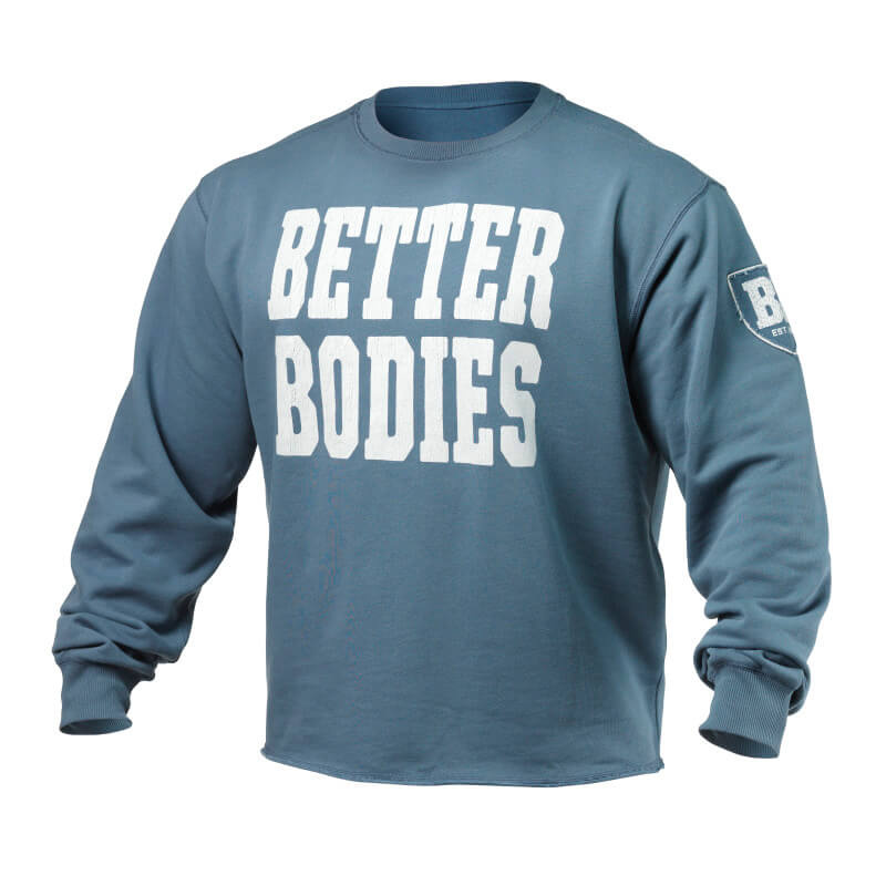 Kop Big Print Sweatshirt ocean blue Better Bodies Sportgymbutiken