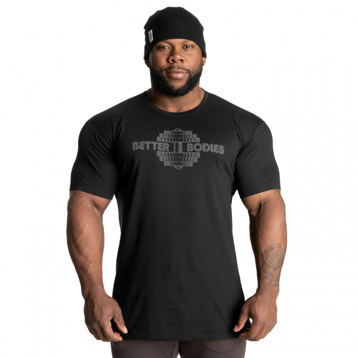 BB Legacy Tee, black, Better Bodies i gruppen Herrkläder / Överdelar / T-Shirts hos Sportgymbutiken.se (BB-121056-999r)