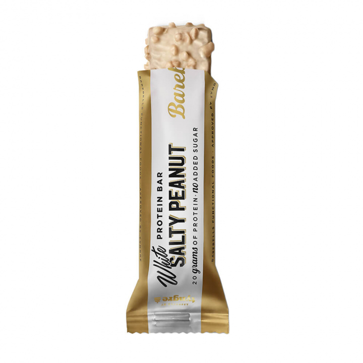 Kolla in Barebells Protein Bar, 55 g, White Salty peanut hos SportGymButiken.se