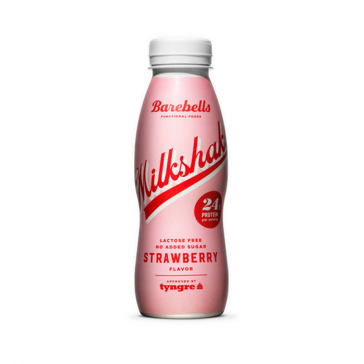 Kolla in Barebells Milkshake, 330 ml, Strawberry hos SportGymButiken.se