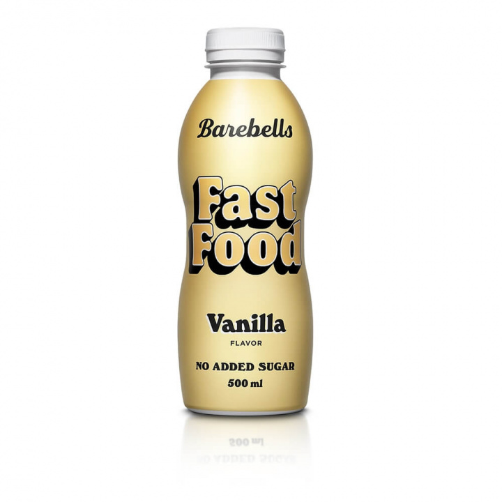 Barebells Fast Food, 500 ml, Vanilla i gruppen Kosttillskott / Måltidsersättare hos Sportgymbutiken.se (BF-2590)