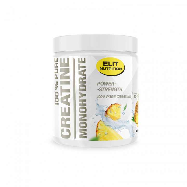 Kolla in Elit 100 % Pure Creatine Monohydrate, 300 g, Pineapple hos SportGymButiken.se