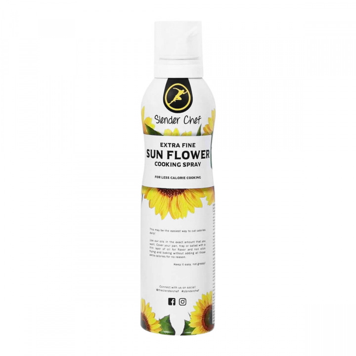 Kolla in Slender Chef Cooking Spray, 200 ml, Sunflower Oil hos SportGymButiken.s