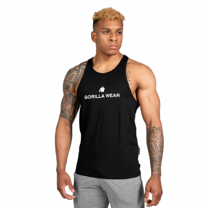 Carter Stretch Tank Top, black, Gorilla Wear i gruppen Herrkläder / Överdelar / Linnen hos Sportgymbutiken.se (GW-90130-900r)