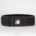 4 Inch Premium Lifting Belt, black, Gorilla Wear