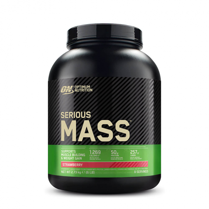 Kolla Serious Mass, 2727 g, Strawberry hos SportGymButiken.se