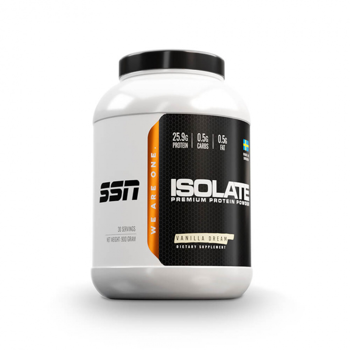 Kolla Isolate Protein, 900 g, Vanilla Dream hos SportGymButiken.se