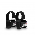 Power Lifting Straps with Dowel, black