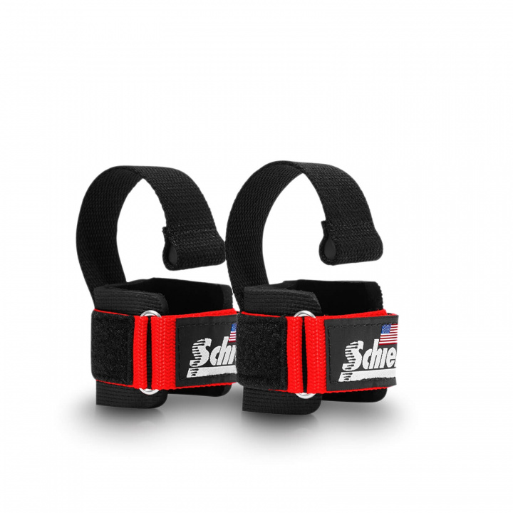 Kolla Power Lifting Straps with Dowel, red hos SportGymButiken.se