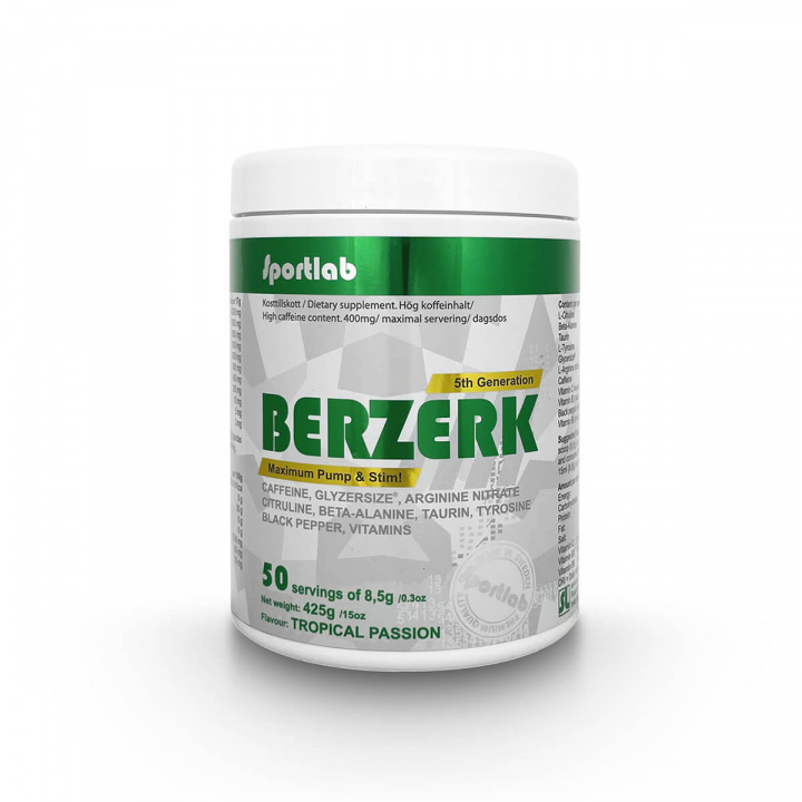 Kolla Berzerk 5th Generation, 425 g, Tropical Passion hos SportGymButiken.se