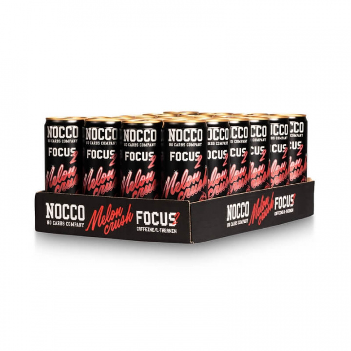 Kolla in NOCCO Focus 2 Melon Crush, 24 x 330 ml hos SportGymButiken.se